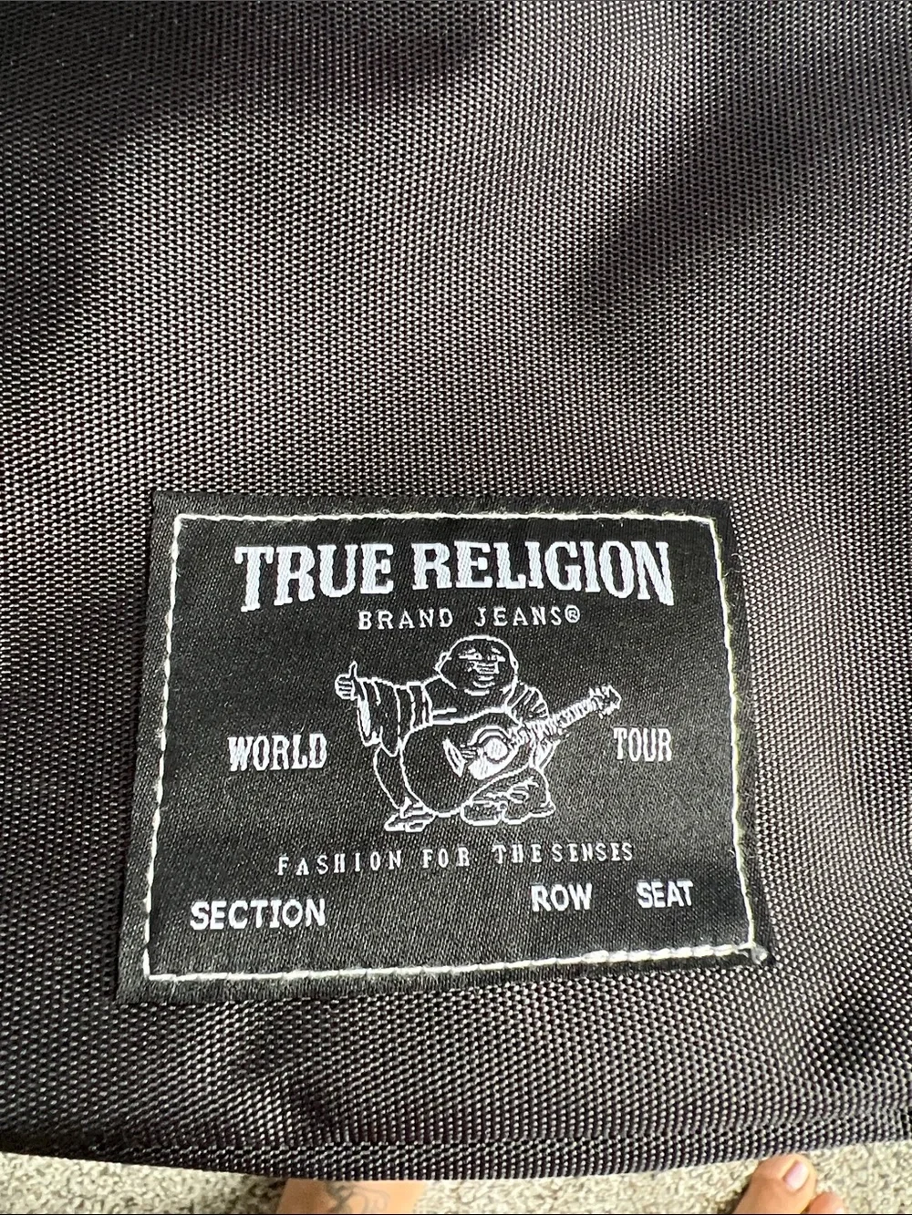 True Religion Black Men’s Sling Belt Bag